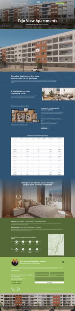 Criação da Landing Page empreendimento imobiliário